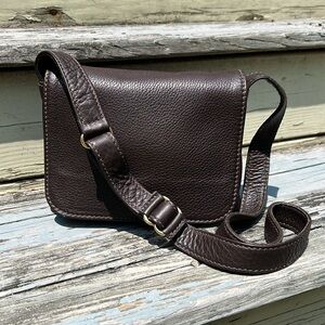 Coach Sonoma Brown Pebbled Leather Vintage Y2K Shoulderbag Medium Handbag Purse